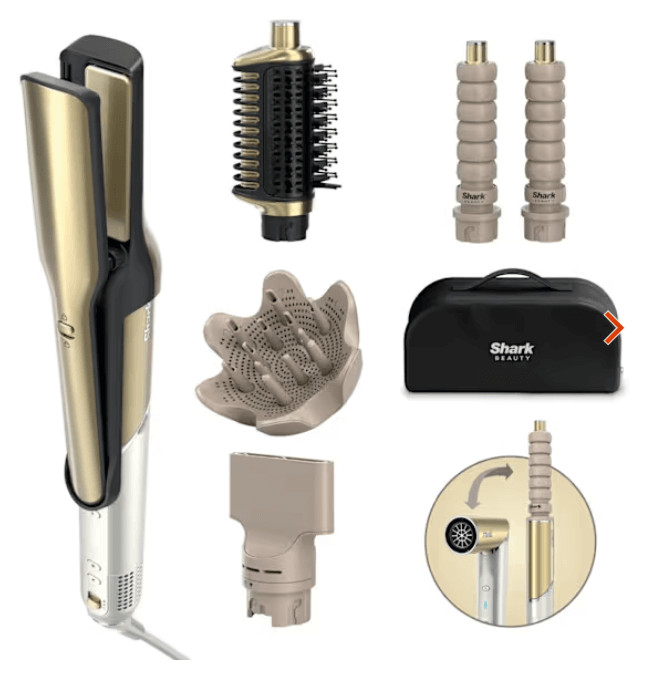 سشوار و حالت‌دهنده چندکاره موی شارک آمریکا Shark Glam Multistyler  HD6052SEU